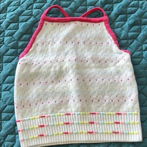 Colorful Knit Halter Top.  Nan buys to much